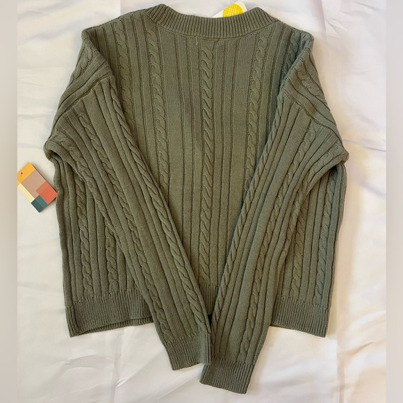 Cable Boxy Cardigan - Picture 3 of 4